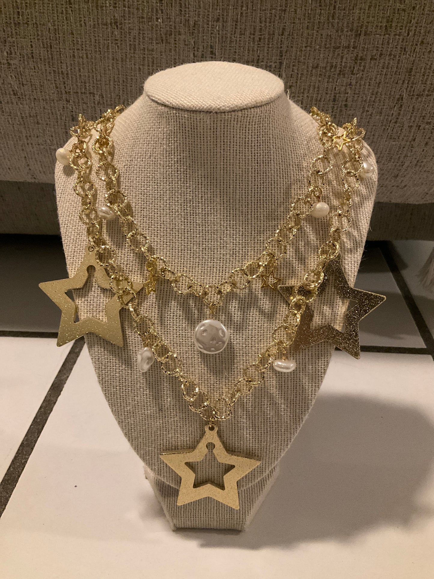 Gold Star Necklace