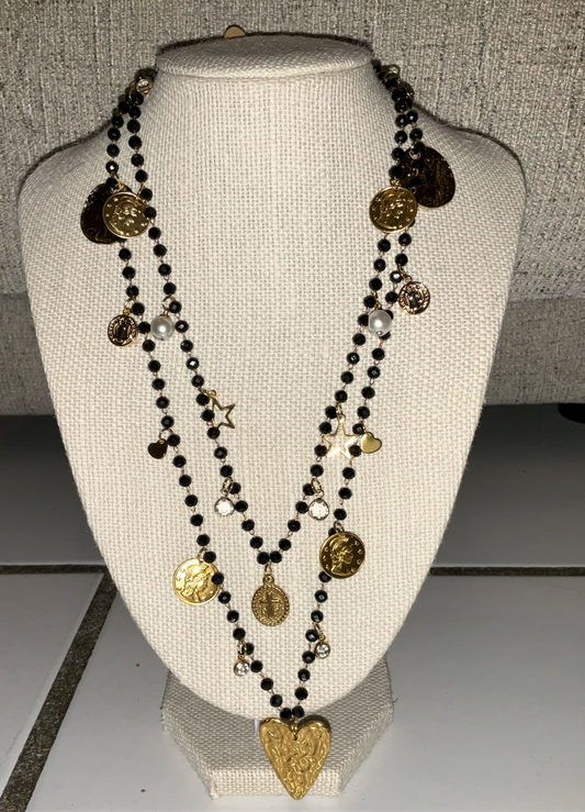 Beaded Chains Gold Metals