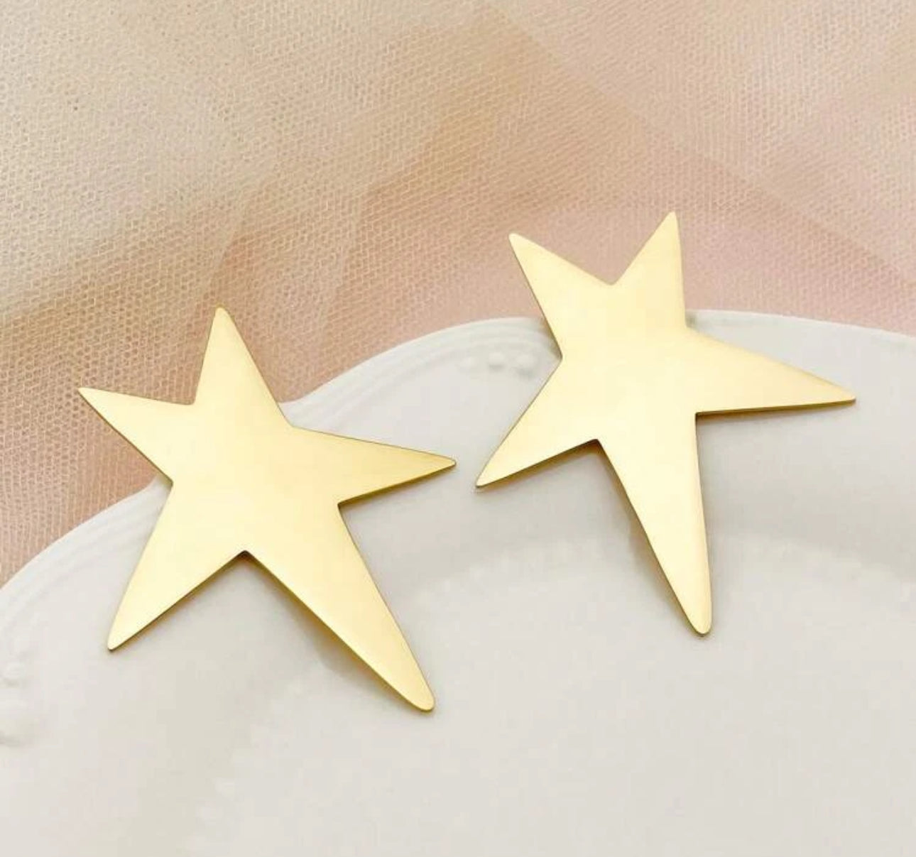 Oversized Star Earrings